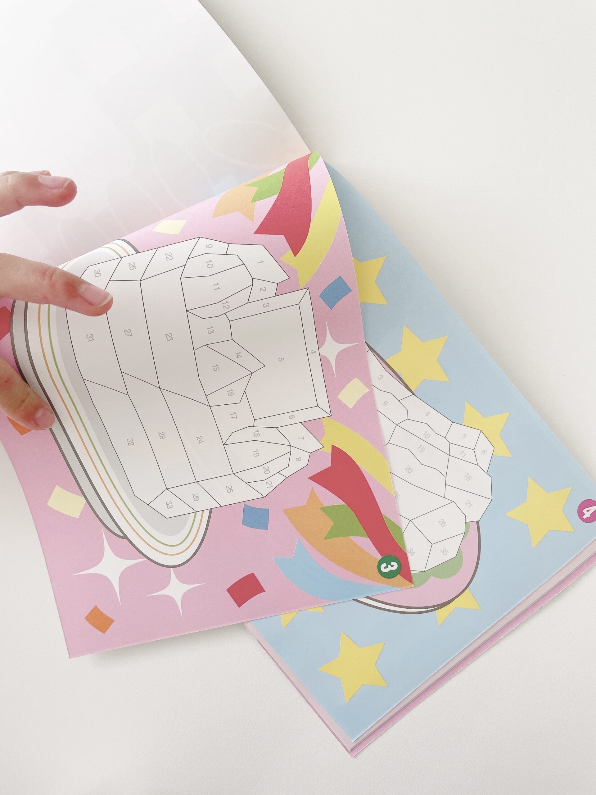 ダイソーの知育パズルシール