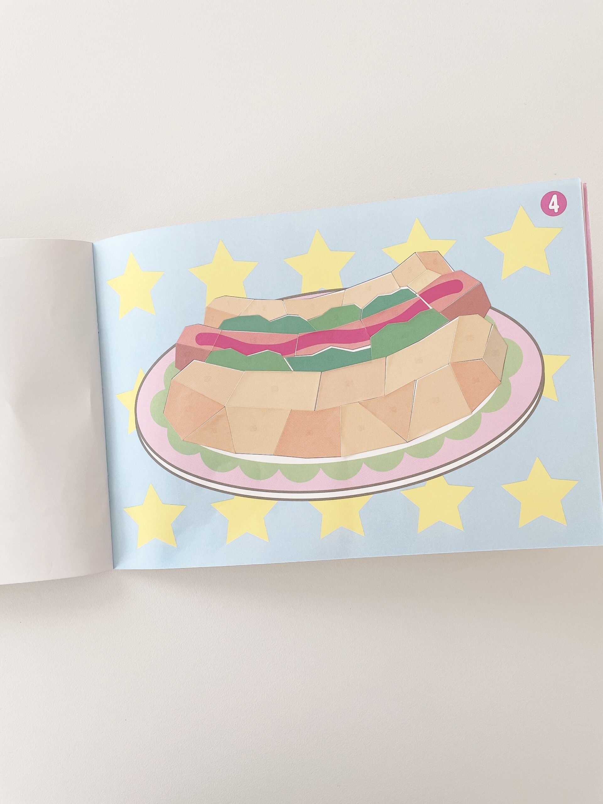 ダイソーの知育パズルシール